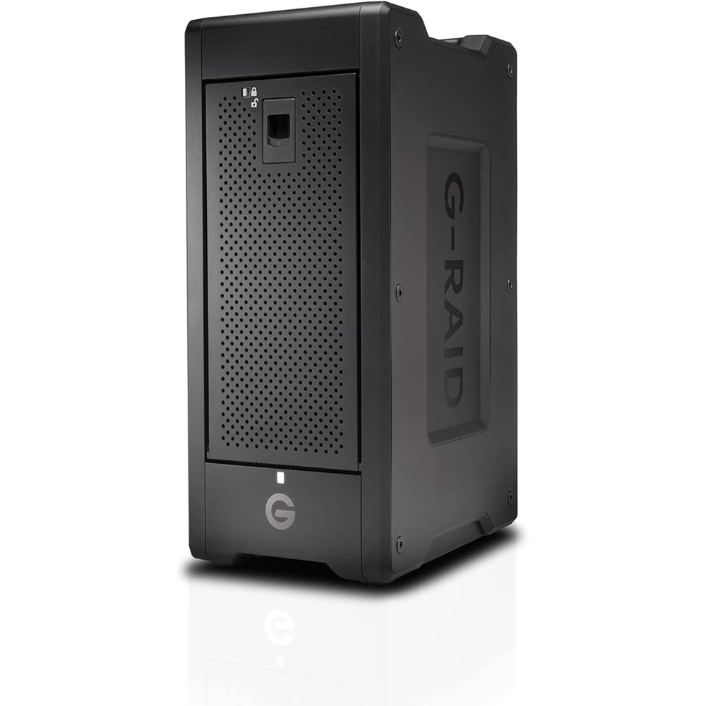 image:imageSanDisk Professional 96TB GRAID Shuttle 8 Transportable EnterpriseClass 8Bay External Hard Drive Thunderbolt 3 and USBC Hardware RAID Up to 1900MBs Read SDPH48H096TNBAAB192TB