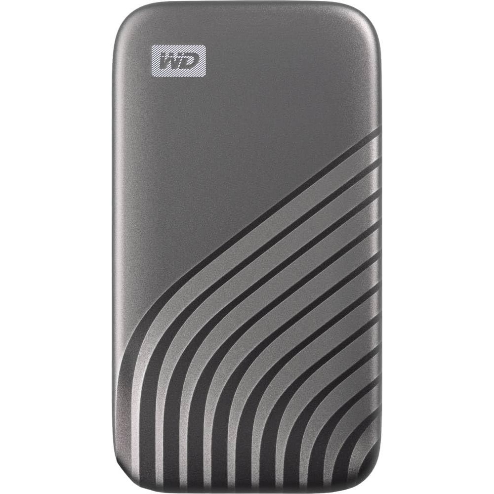 image:imageWestern Digital 2TB My Passport SSD Portable External Solid State Drive Red Sturdy and Blazing Fast Password Protection with Hardware Encryption WDBAGF0020BRDWESNGray