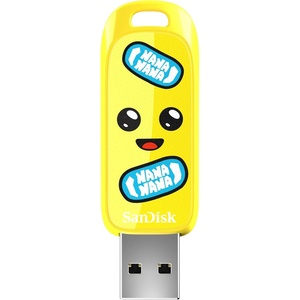 SANDISK 256GB Fortnite USB Flash Drive, Peely Edition – Up to 130MB/s, USB Type-A, for Smartphones, Gaming Consoles, and Computers – SDCZIF-256G-G46(Peely Yellow)