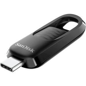 SANDISK 256GB Ultra Slider USB Type-C Flash Drive – Up to 400MB/s, USB 3.2 Gen 1, Retractable Connector – SDCZ480-256G-G46​(1TB)