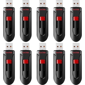 SANDISK 32GB Cruzer Glide USB 2.0 Flash Drive – SDCZ60-032G-B35(64GB (10-Pack))