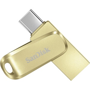 SANDISK 512GB Ultra Dual Drive Luxe USB Type-C – Up to 400MB/s – SDDDC4-512G-GAM46(Gold)