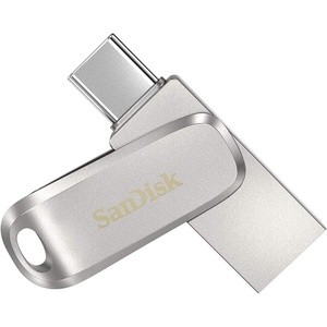 SANDISK 512GB Ultra Dual Drive Luxe USB Type-C – Up to 400MB/s – SDDDC4-512G-GAM46(Silver)