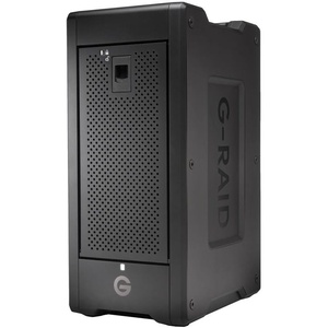 SanDisk Professional 96TB G-RAID Shuttle 8 – Transportable Enterprise-Class 8-Bay External Hard Drive, Thunderbolt 3 and USB-C, Hardware RAID, Up to 1900MB/s Read – SDPH48H-096T-NBAAB(160TB)