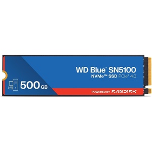 WD Blue SN5100 1TB NVMe SSD – M.2 2280, PCIe Gen 4.0, Internal Solid State Drive – Read Speeds Up to 7,100MB/s, Upgrade Storage for PC/Laptops – WDS100T5B0E(500GB)