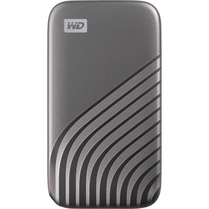 Western Digital 2TB My Passport SSD Portable External Solid State Drive, Red, Sturdy and Blazing Fast, Password Protection with Hardware Encryption – WDBAGF0020BRD-WESN(Gray)