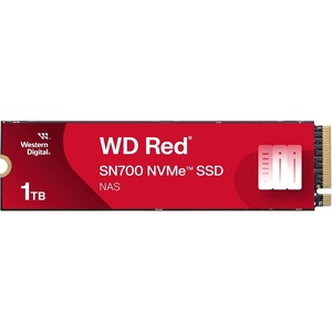 Western Digital 500GB WD Red SN700 NVMe Internal Solid State Drive SSD for NAS Devices – Gen3 PCIe, M.2 2280, Up to 3,430 MB/s – WDS500G1R0C(1TB)